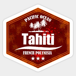 TAHITI Summer Beach Sticker